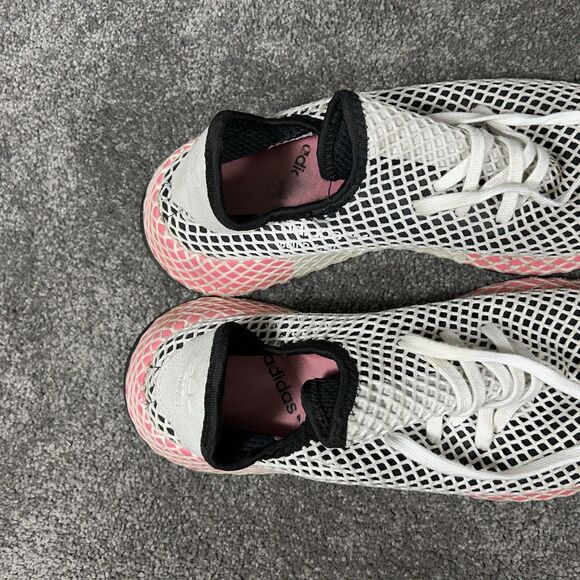 Adidas Deerupt Runner CQ2909 Womens Sz 10 Black Pink Rose Athletic Running Shoes - Picture 10 of 12